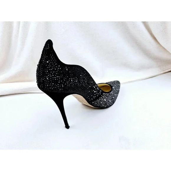 Jessica Simpson Size 8M Women's Black Studded Pointed Toe Slip On Stiletto Heels - Picture 13 of 13